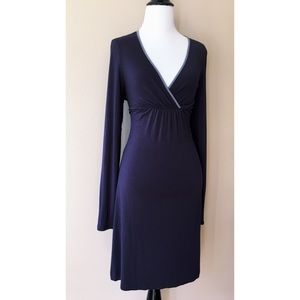Aventura Organic Bamboo Blend Navy Jersey Dress